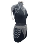 Medieval Chainmail Collar And Skirt Set Handmade Aluminum Women s Larp Costume