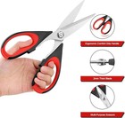 2pcs Kitchen Scissors All Purpose Heavy Duty Meat Poultry Food Shears Stainless