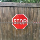 24  X 24  Used Retired Stop Sign Street Road Traffic Vintage