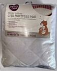 Waterproof Crib Mattress Protector 52 x28  Quilted Fitted Noiseless Pad Cover