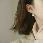 3tcw Princess Cut Lab Created Diamond Drop Dangle Earring 14k Yellow Gold Plated