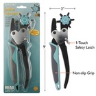 The Beadsmith Rotating Ergonomic Leather Hole Punch  Six Hole-size Options  L   