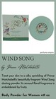 Wind Song By Prince Matchabelli Dusting Powder 4   4 0 Oz New In Box