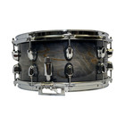 Mapex Saturn Vi 14 x6 5  Snare Drum - Black Ink Burst