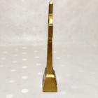 Vintage Brass Celtic Cross Figurine Irish High Altar Standing Knotwork Gift 5 