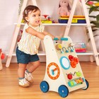 B  Toys Wooden Activity Walker - Little Learning Steps