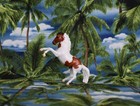 New Breyer Glossy Mini Fighting Stallion Pinto Spotted Stablemate Custom Cm