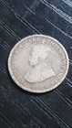 1921 British Guyana 4 Pence 90k Mintage Extremely Rare Silver Coin