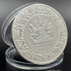 Queen Elizabeth Ii Silver Memorial Coin 40mm 1926-2022 Royal Tribute Token Gift