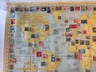 1954 Pictorial Map Stamps Of The World Ernest Dudley Chase Philatelic Society Vt