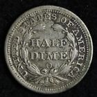 1858-o Seated Liberty Silver Half Dime Xf E188 Zhk