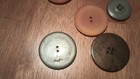 Set If 8 Antique Vintage Buttons Large Sewing Crafts