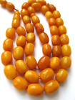 Amber Rosary Islamic Prayer 46 Beads Baltic Genuine Stone tasbih Misbaha Kahrama