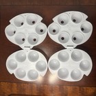 Jello Jiggler Egg Molds Set Of 2 Plastic 6 Holes Jell-o Easter