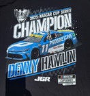 2025 Denny Hamlin Nascar Cup Series Champion Jgr Graphic T-shirt Black