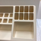 Vintage Make Up Organizer Caddy Cream Color