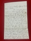 1864 Not Gone To War Yet Draft Cleared By Paying Civil War Letter Illinois