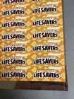 Nos 1990s Life Savers Butterscotch Counter Sticker Sheet 28 Labels Metallic Foil