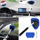 Windshield Cleaning Tool car Window Glass Wiper Cleaner 4 8xbrush Pad Extendable