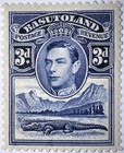 Travelstamps  1938 Basutoland Stamps Sg 22 - 3d Kgvi   Crocodile Mint Mogh