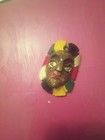 Vintage Hand Carved And Painted Wooden Face