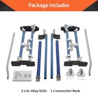 Drywall Stilts 24-40   Inch Blue Aluminum Tool Stilt For Painting Painter Taping