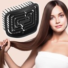 2 Pcs Tangle Shower Hair Detangler Black