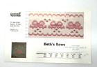 Smocking Plate Beth s Bows Creative Keepsakes Diane Bruce 1987 Vintage