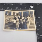 High School Class Group Portrait 1930s Vintage Photo