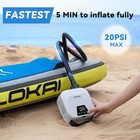 20psi Rechargeable Electric Sup Air Pump   Inflator For Paddle Board  Boat  Tent