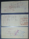 3 Vintage 1945 National City Bank Ny Checks Wwii Fdr Long Island Brookhaven Lab