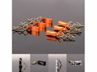 Nz Aluminum Easy Pull 1 10 1 8 Rc Model Car Body Shell R Clips Orange 4pcs set