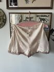 Perfect Condition Vintage 1920s Satin Flapper Shorts In Pink