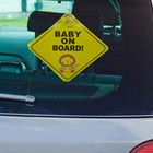 Baby On Board Sticker Safety Warning Sign Child In Car Window Decal Suction Cups