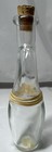 Vintage Clear Glass Decanter Bottle With Cork Stopper 