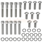 Stainless Steel Primary Cover Screw Bolt Kit For Harley Electra Glide 1999-2006