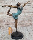Signed Collett Collector Edition Prima Ballerina Bronze Sculpture Figurine Art