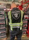 Las Vegas Raiders Black Reflective Safety Vest W reflective Logo