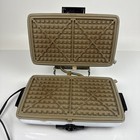 Vtg Chrome Waffle Maker G E  Universal Model 1s-ug-it 1100 Watts Works