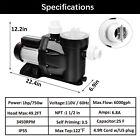 1 Hp 115v Above Ground Swimming Pool Pump Motor Strainer Hayward Replacement