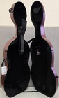 Pure By Gewa Polycarbonite 4 8 Cello Case Ruby Red W wheels Damaged