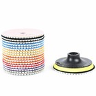 19piece 4   Wet Dry Diamond Polishing Pads Kit For Marble Concrete Granite Stone
