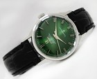Vintage Omega Constellation Automatic Sunburst Green Dial Men Steel Watch C 1963