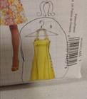 Mccalls Diystyle M5881 Misses Halter   Strapless Dress Sz 4-12 Partial Cut To 10
