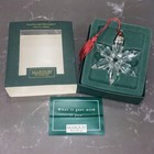 2003 Marquis Waterford Annual Snowflake Ornament W box First In A Series Germany