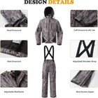 New View Men s Saddle Hunting Clothes Camo Suit Fleece Jacket Pants Deer Hunt