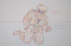 Original La     Blue Girl Oav 1989 Anime Production Art Pencil Douga Cel