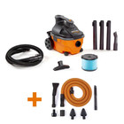 Ridgid Wet Dry Vac Wpremium Auto Detailing Kit 4 Gal 50peak Hp Portable  G2u