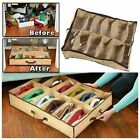 12 24pairs Shoes Storage Organizer Holder Container Under Closet Bed Storage Box
