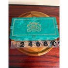 Vintage Philip Morris   Co Marbled Teal Green Bakelite Art Deco Cigarette Box